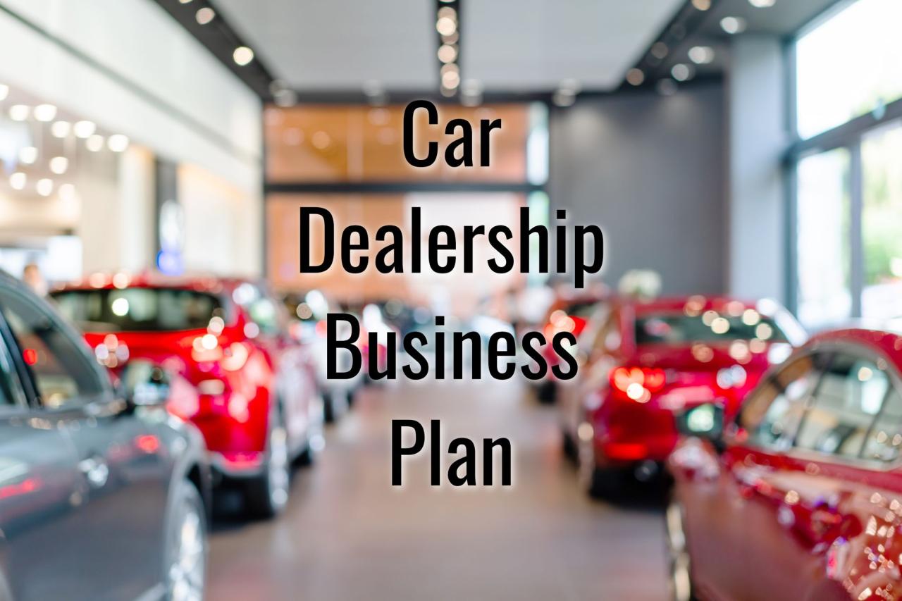 Automobile dealership business